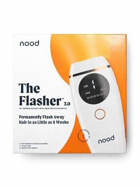 Nood The Flasher 2.0 IPL Hair Removal Device Full Set Box Included Works Perfect